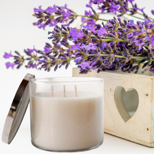 Lavender Scented 3 Wick Candle